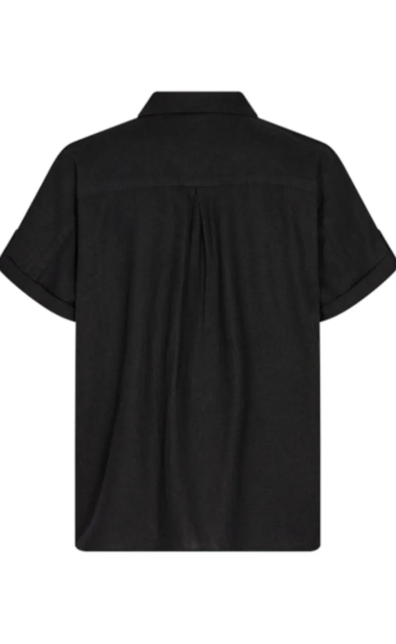 Freequent Skjorte - Lava SS - Black