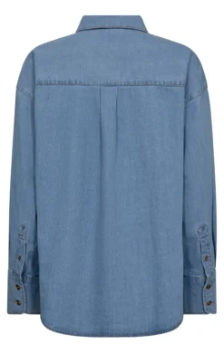 Freequent Skjorte - Lisea - Light Blue Denim