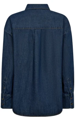 Freequent Skjorte - Lisea - Medium Blue Denim
