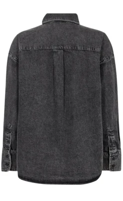Freequent Skjorte - Lisea - Vintage Grey Denim