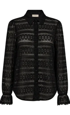 Freequent Skjorte - Novon - Black