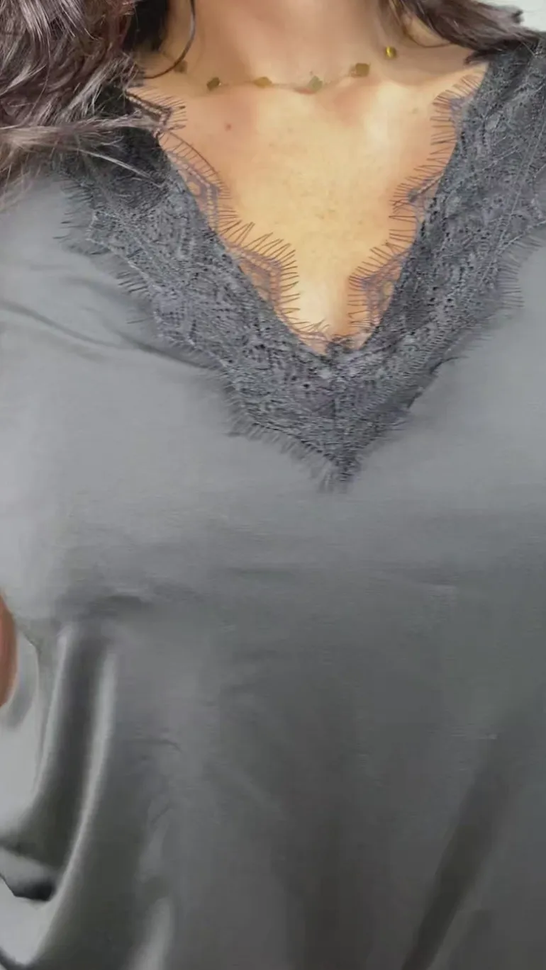 Freequent Top - Bicco - Black
