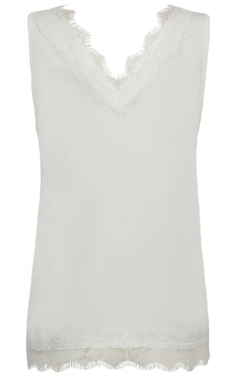 Freequent Top - Bicco - Off-white