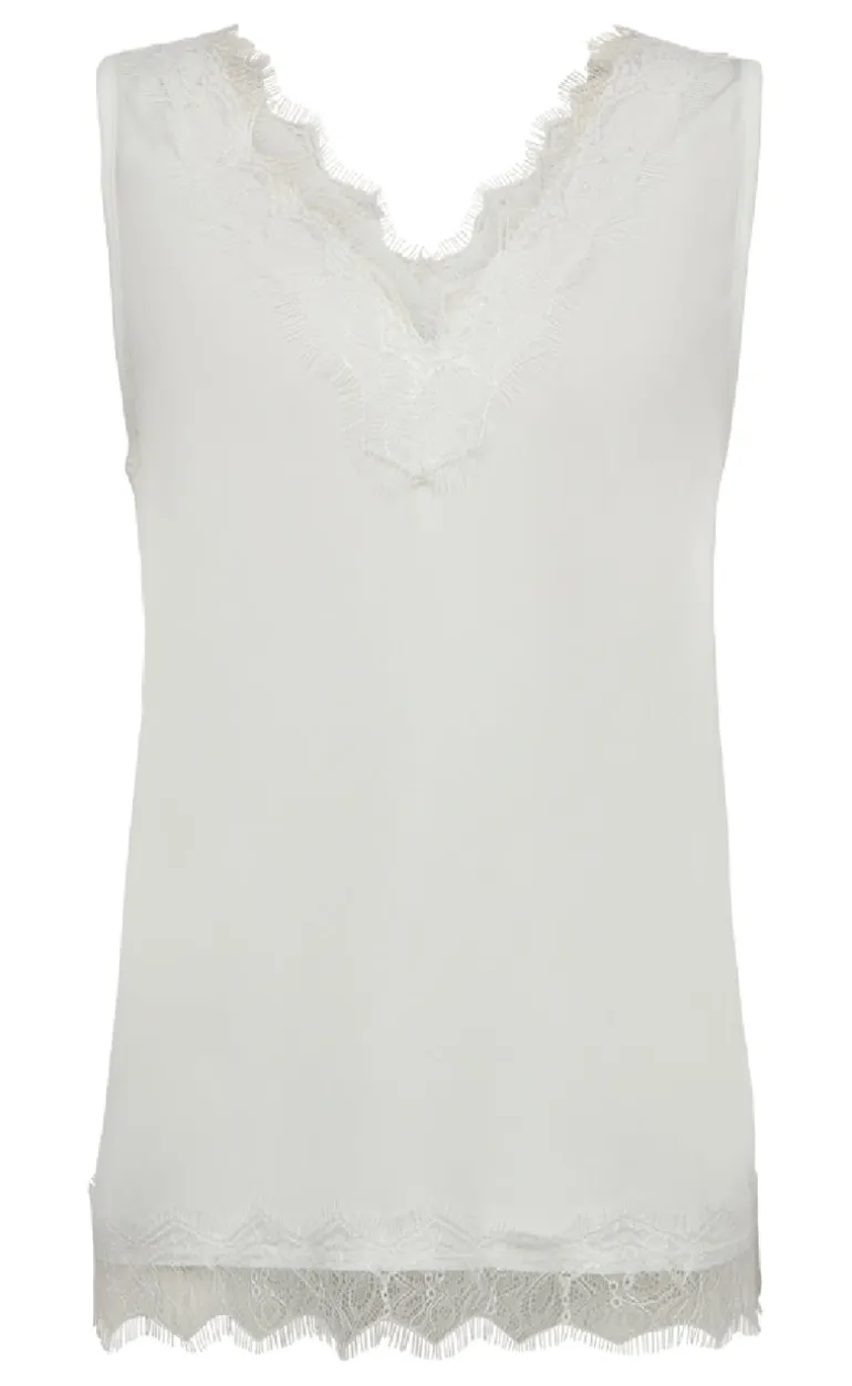 Freequent Top - Bicco - Off-white