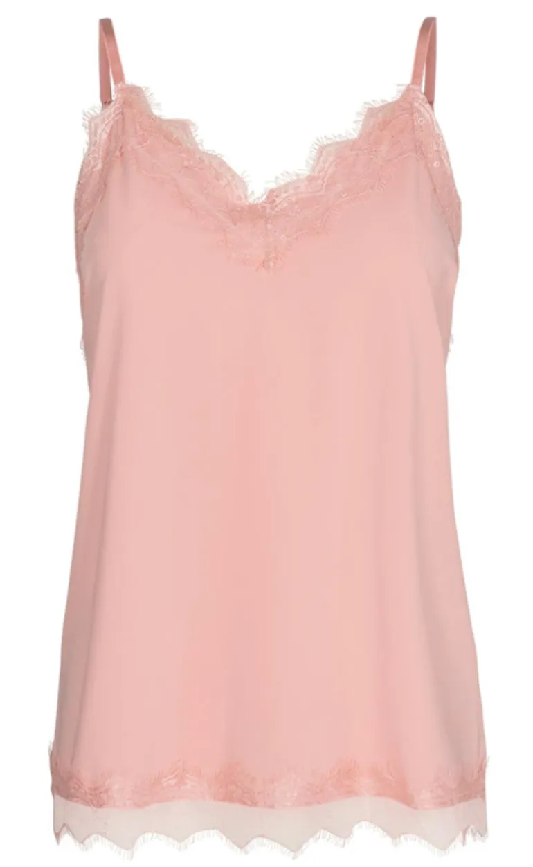 Freequent Top - Bicco Strap - Pale Mauve