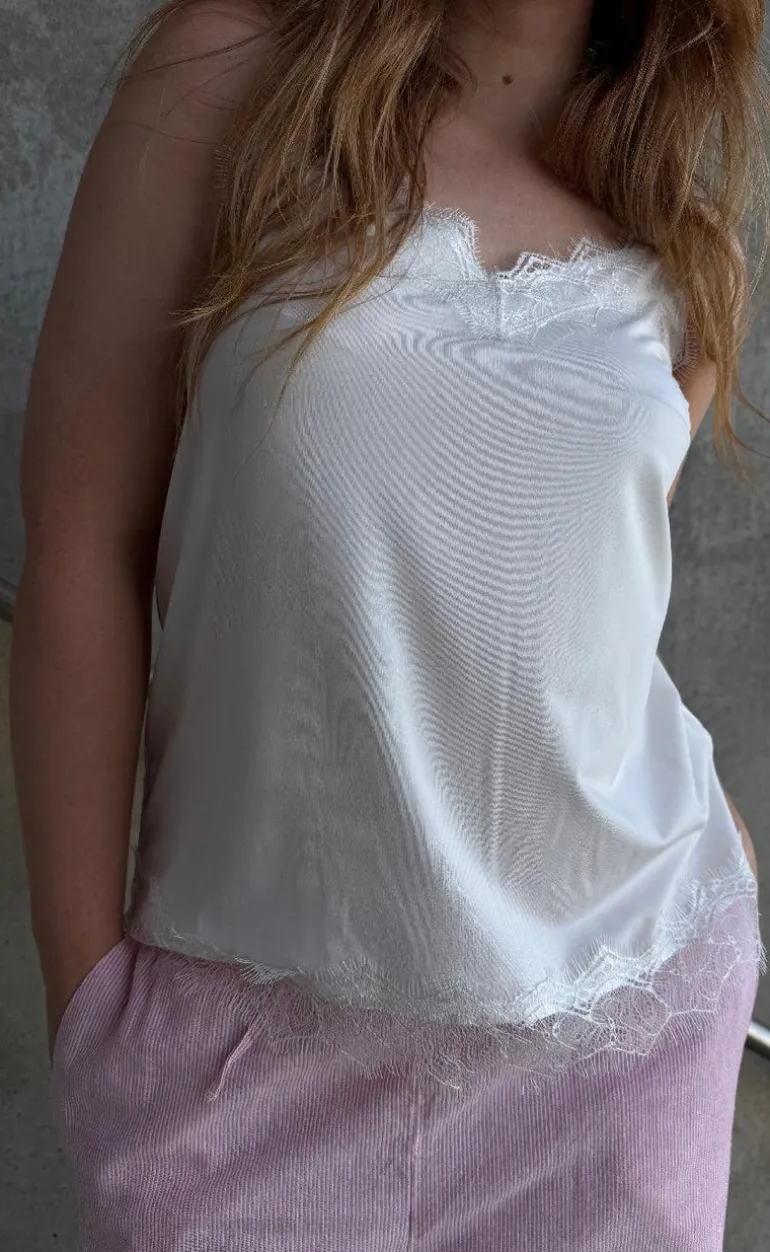Freequent Top - Bicco Strap - Off White