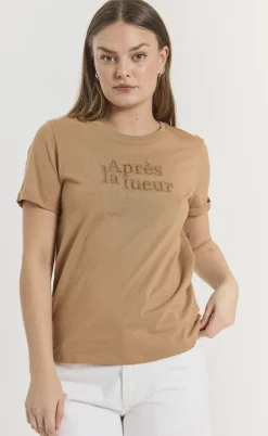 Freequent T-shirt - Hezel - Burro