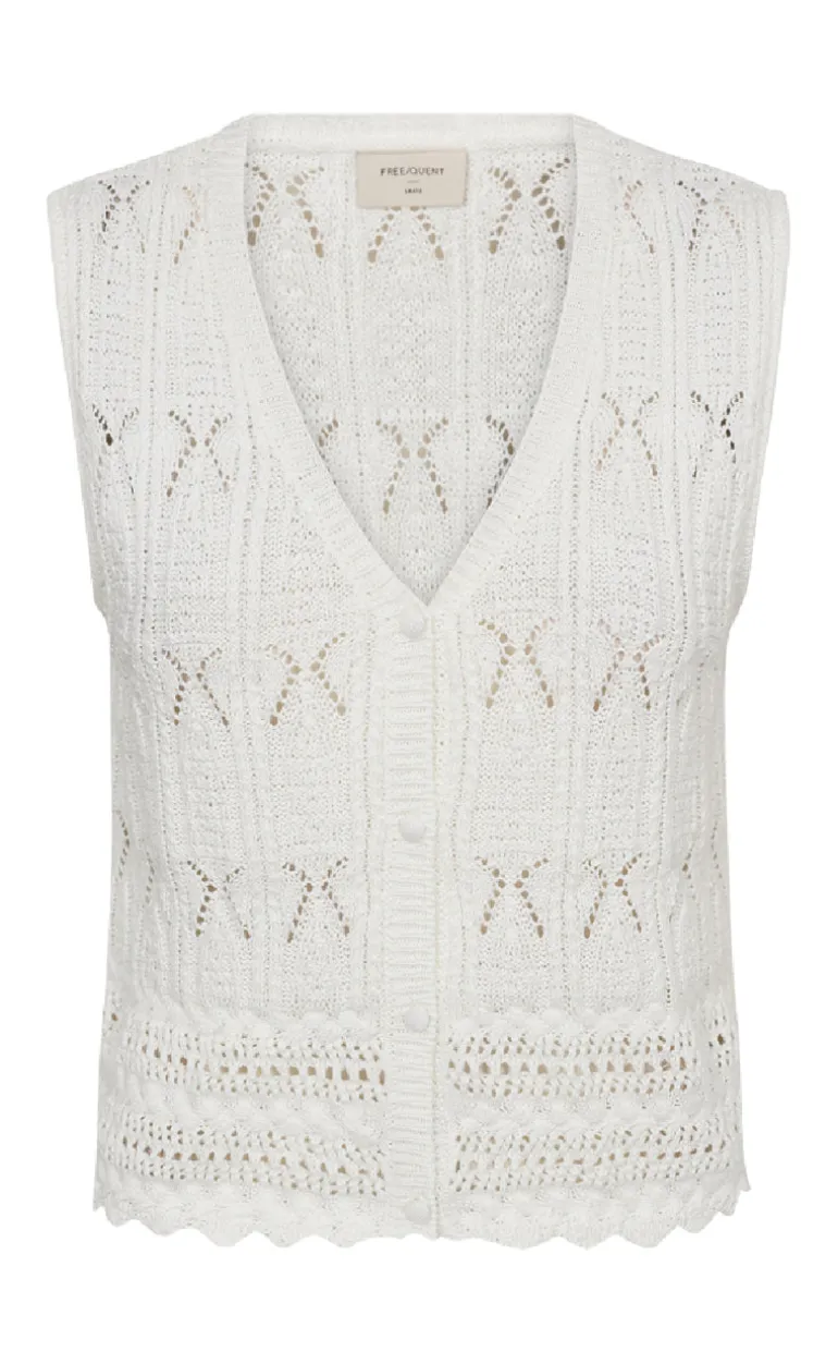 Freequent Vest - Fraya - Brilliant White
