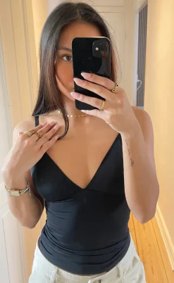 Gestuz Top - Cami - Black