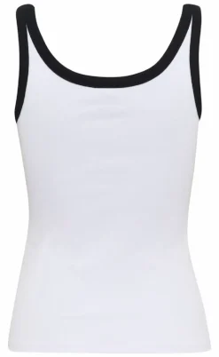 Gestuz Top - Drew Contrast - Birght White