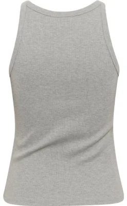 Gestuz Top - Drew Mel Logo - Grey Melange