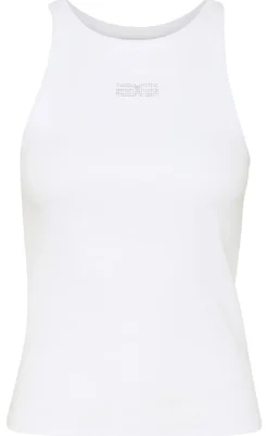 Gestuz Top - Drew Rhinestone - Bright White