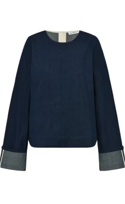 Global Funk Bluse - Avella-G - Dark Unwashed Denim