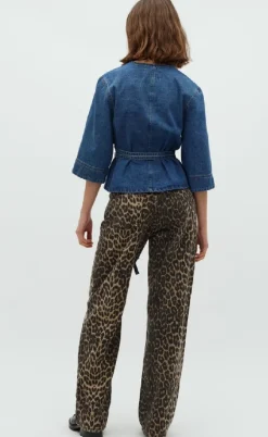 Global Funk Bluse - Merie SS - Vintage Blue Wash
