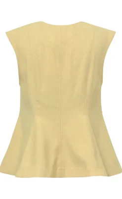 Global Funk Bluse - Pammi-G - Butter Yellow Melange