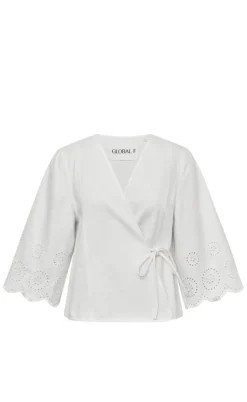 Global Funk Bluse - Sunany-G - White