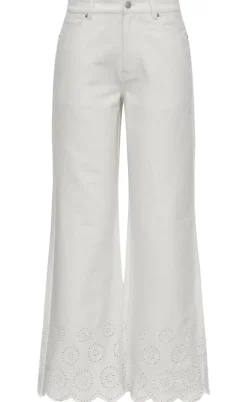 Global Funk Bukser - Amarillo Scallop-G - White