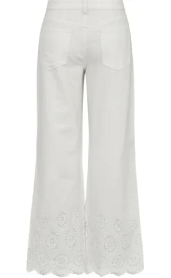 Global Funk Bukser - Amarillo Scallop-G - White