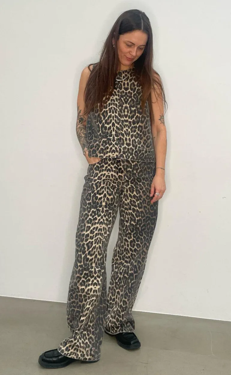 Global Funk Bukser - Cadian-G - Leopard Mist