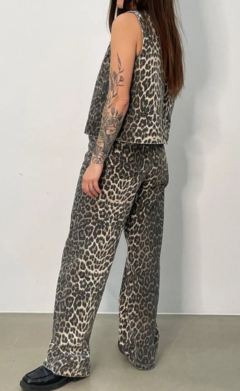 Global Funk Bukser - Cadian-G - Leopard Mist