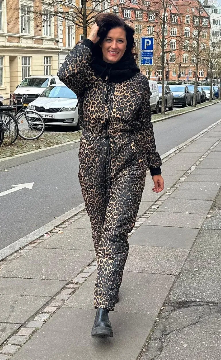 Global Funk Flyverdragt / Termodragt - Isolde-G - Leopard Mist