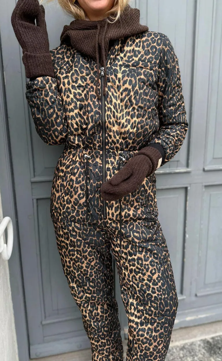Global Funk Flyverdragt / Termodragt - Isolde-G - Leopard Mist