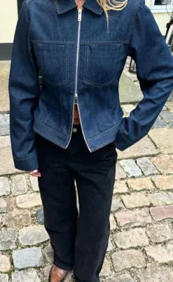 Global Funk Jakke - Delua-G - Dark Unwashed Denim