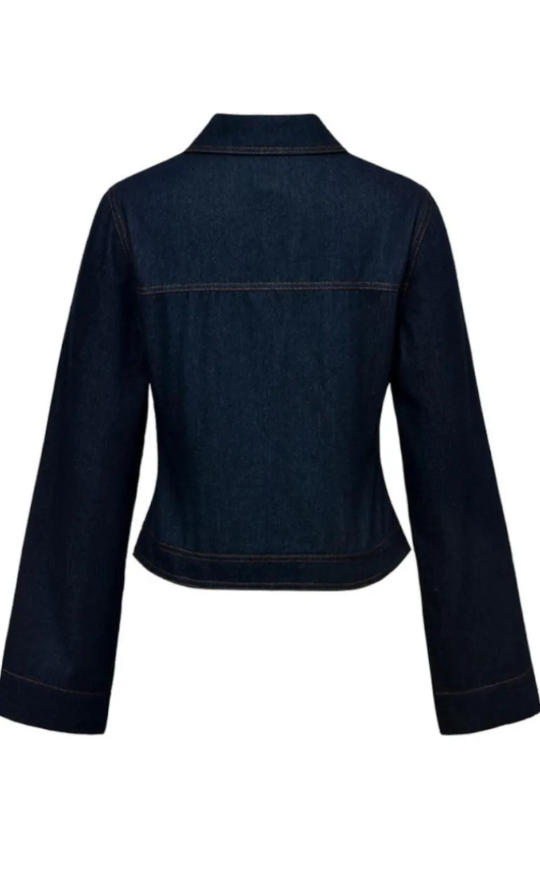 Global Funk Jakke - Delua-G - Dark Unwashed Denim