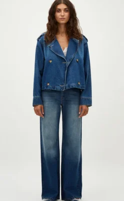 Global Funk Jakke - Steffia-G - Mid Vintage Blue
