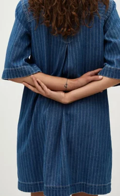 Global Funk Kjole - Mira-G - Midt Blue Stripe