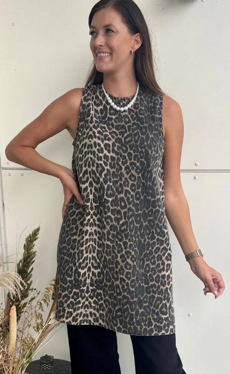 Global Funk Kjole - Rhiann - Leopard Mist