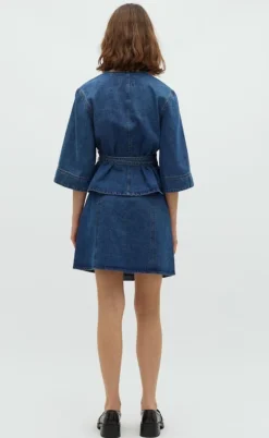 Global Funk Nederdel - Caja - Vintage Blue Wash