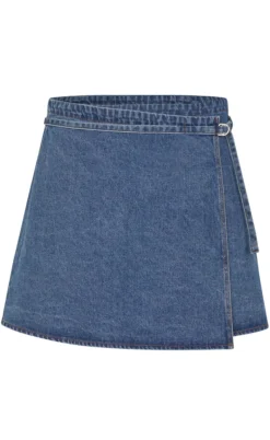 Global Funk Nederdel - Caja - Vintage Blue Wash