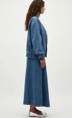 Global Funk Nederdel - Junea-G - Mid Vintage Blue