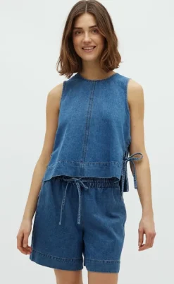 Global Funk Shorts - Meneto - Mid Vintage Blue