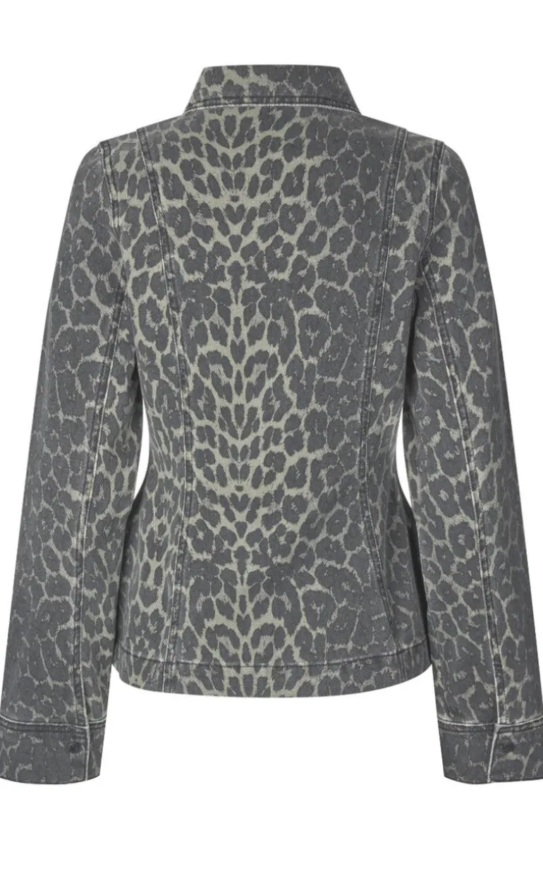 Global Funk Skjorte - Firola-G - Dark Leopard Mist
