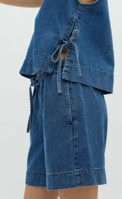 Global Funk Top - Ribba - Mid Vintage Blue