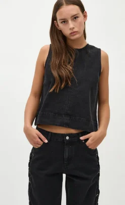Global Funk Top - Rihne-G - Rebel Black