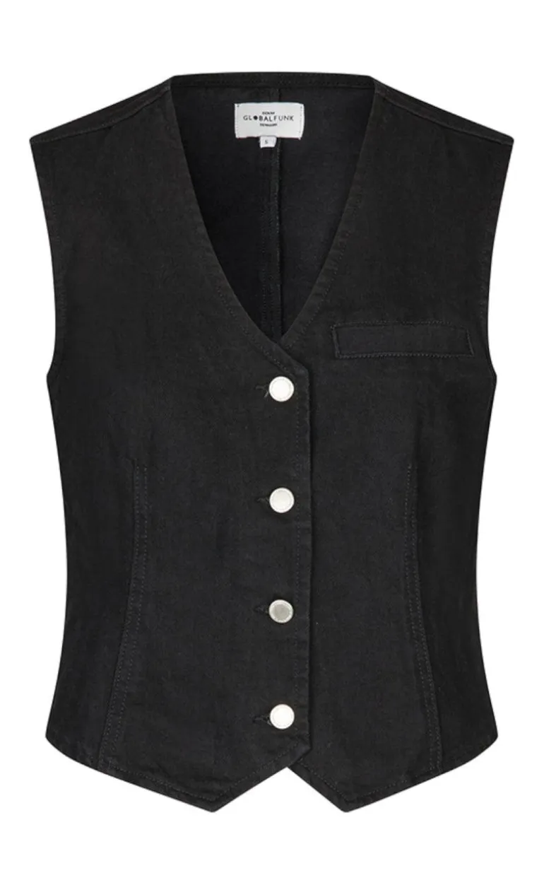 Global Funk Vest - Flanina-G - Black