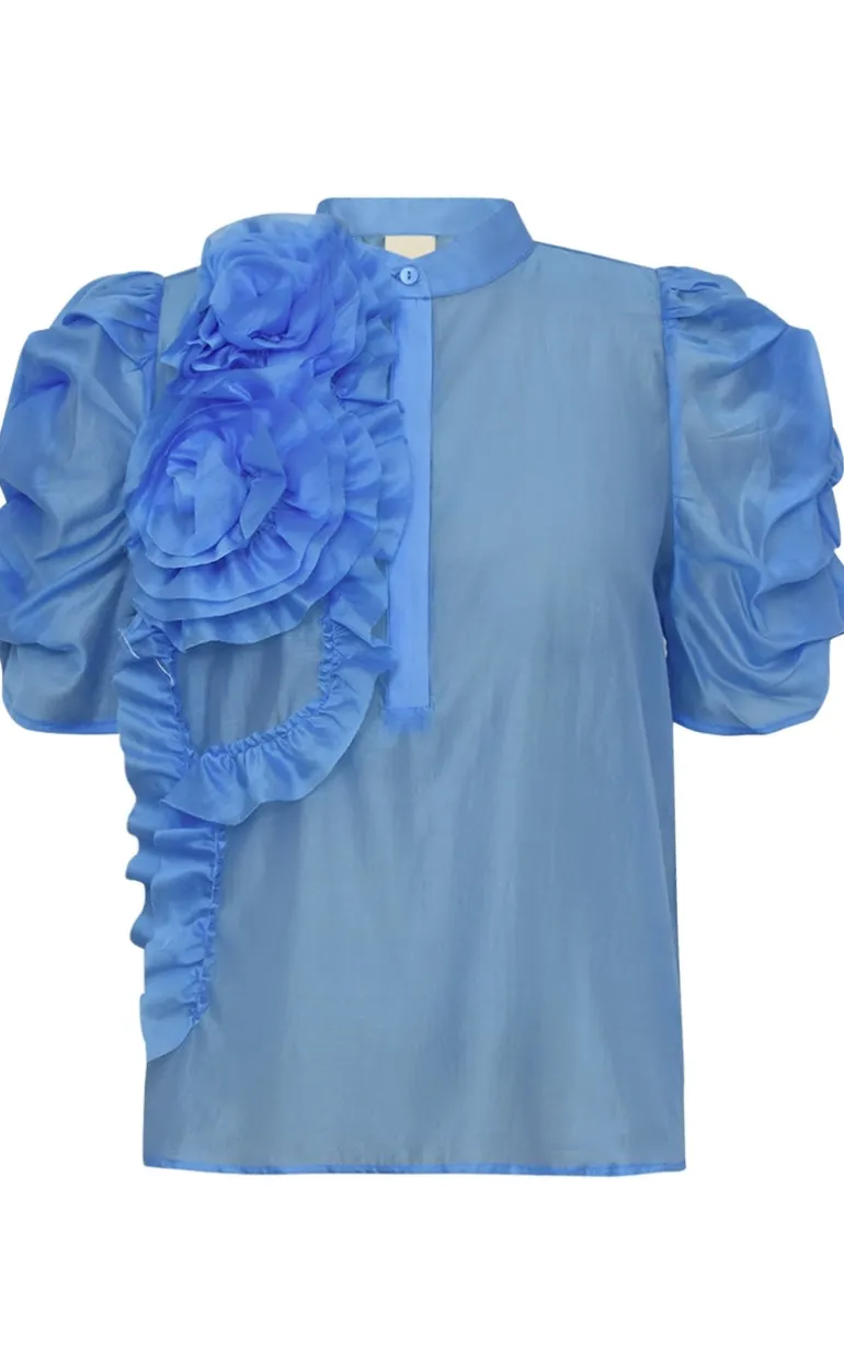 Gossia Bluse - Annsofi - Blue Sea