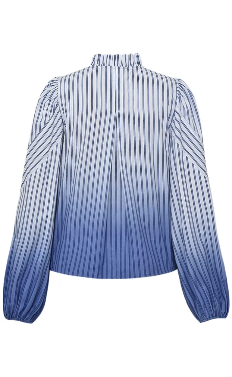 Gossia Skjorte - Kanya - Blue Stribe Ombre