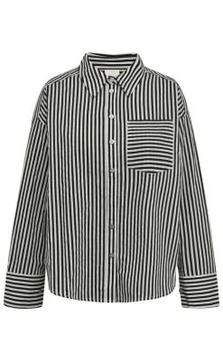 Gossia Skjorte - Sophia - Black/Creme