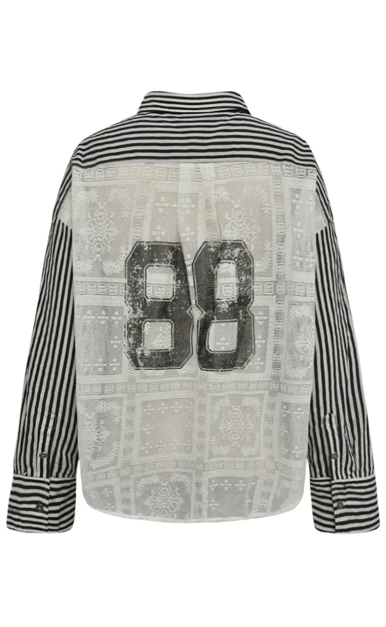 Gossia Skjorte - Sophia - Black/Creme
