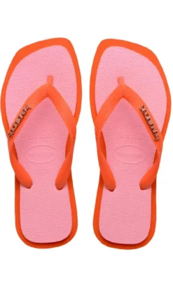 Havaianas Klipklappere - Top Square Fusion - Sunset Orange