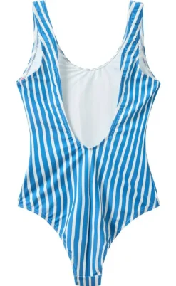 H2O Badedragt - Stripe Swim - King Blue