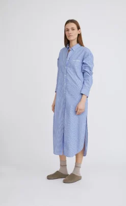 H2O Fagerholt Kjole - Sunday Shirt - Blue Stripe