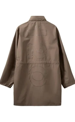 H2O Regnjakke - Rømø Long Unisex - Dusty Oak