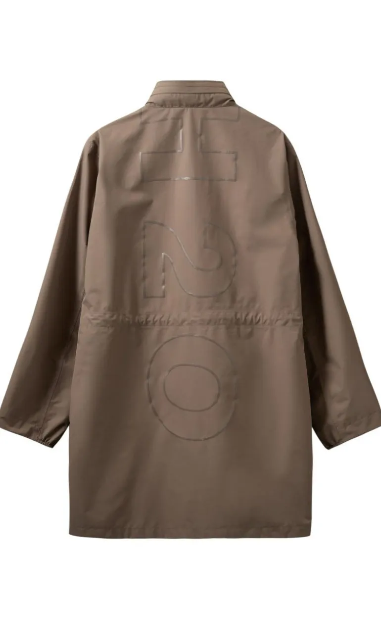 H2O Regnjakke - Rømø Long Unisex - Dusty Oak