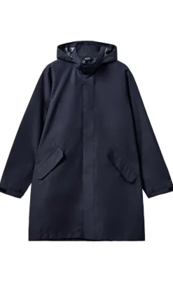 H2O Regnjakke - Rømø Long Unisex - Navy