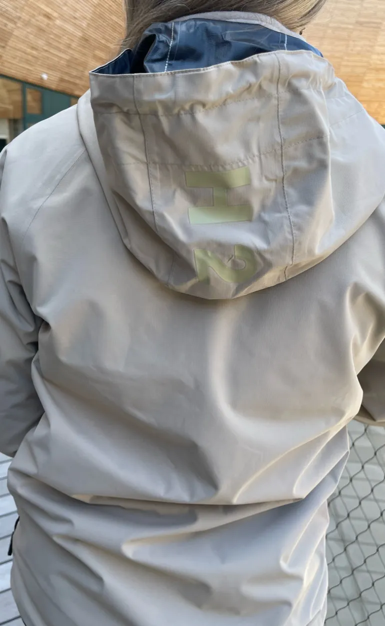 H2O Regnjakke - Rømø Unisex - Warm Grey